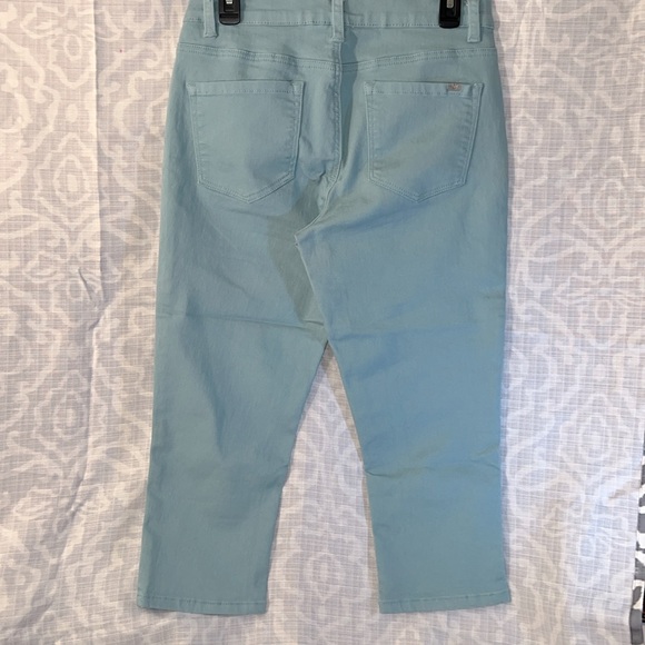 DG2 Light Teal Crop Jeans - Picture 7 of 8